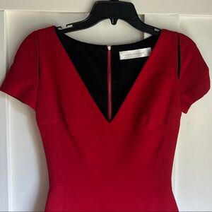 Victoria Beckham long Red Dress